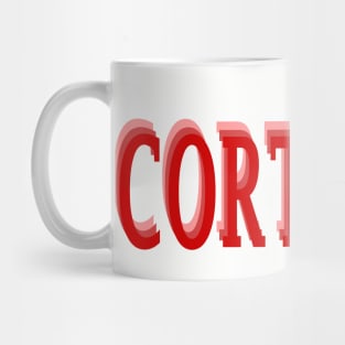 cortland text gradient Mug